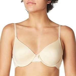 Maidenform Dames Comfort Devotion Demi Bh-lace Vleugel Elke dag, Beige (Latte Lift W/Parel), 70C