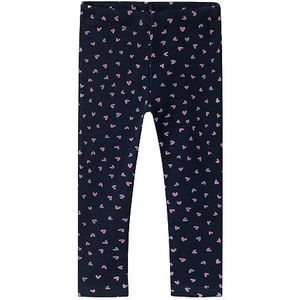 NAME IT Nmfdavina Sweat Fleece Bru Noos Leggings voor meisjes, blauw, 98 cm