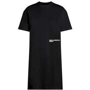 Karl Lagerfeld - Karlism Tee Dress - Jerseyjurk - Zwart