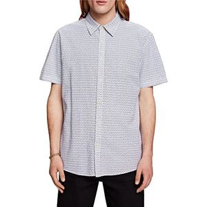 ESPRIT 033EE2F305 overhemd voor heren, 100/wit, maat M, 100/wit., M