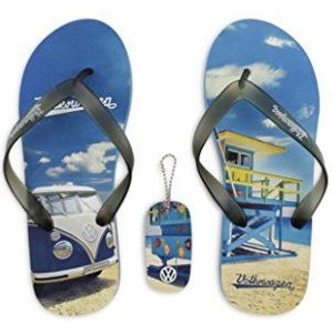 BRISA VW Collection Volkswagen T1 Bus Transporter Strandsandalen S (EU 36/37) - Beachlife/Blauw