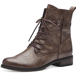 MARCO TOZZI dames 2-25110-41 Lace Boot Flat, Mud, 41 EU