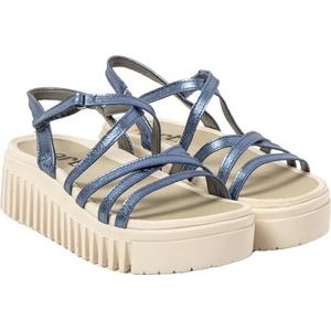 ART 1576f Brighton damessandalen, Metallic Blauw, 37 EU