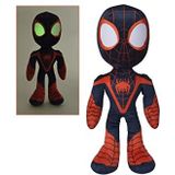 Disney - Spiderman Miles Morales, Glow in the Dark ogen, 50 cm, knuffel, pluche, vanaf 0 maanden