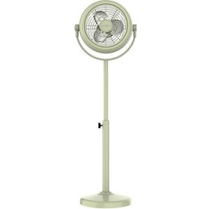 Cecotec Retro Staande ventilator EnergySilence 250 ClassicStyle Groen. 25W, Diameter 10"", 3 Aerodynamische Bladen, Verstelbare kanteling, 2 Snelheden, Elegant Groen Ontwerp