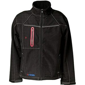 Planam softshell jas ""Winter Basalt"" maat L in zwart, 3380052