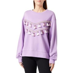NALLY Dames sweatshirt 21325333-NA02, lila, M, paars, M