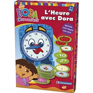 Clementoni - Educatief spel – Pack Dora – Het uur met Dora en de stempelen van de cijfers