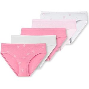 Schiesser Mädchen 5 Pack Slips Unterhosen - 95/5 Organic Bio Baumwolle - Größe 92 bis 140