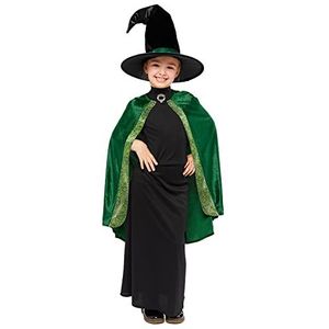 Amscan - Kinderkostuum Professor MC Gonagall van Harry Potter, jurk, cape, hoed, magische, tovenares