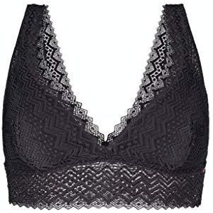 Skiny Dames Dames Soft Bh Herausnehmbare Pads Etnische Kant BH, Vulcan Grijs, 42/A-B