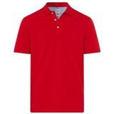 BRAX Heren Style Pete Hi-Flex Pique Pima Cotton Poloshirt, 43 Signaal Red, M