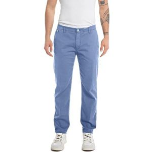 Replay Heren Regular fit Chino Jeans Benni X-Lite Plus collectie, 277 Blue Denim, 29W x 30L