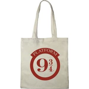 Harry Potter Tote Bag Platform 9 3/4 inch, Referentie: BWHAPOMBB006, ecru, 38 x 40 cm, ivoor, Utility