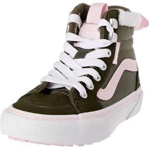 Vans Filmore Hi Vansguard Sneakers voor meisjes, Suède Nylon Grape Leaf White, 21 EU