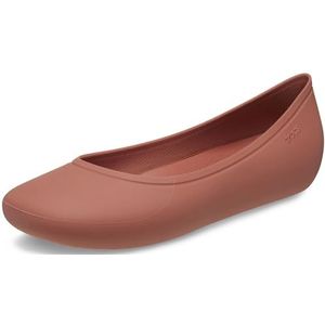 Crocs Brooklyn Flat Ballet voor dames, Kruid, 34/35 EU