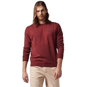 La Martina - Men's wool-blend sweater, Haute Red, Man, 4XL