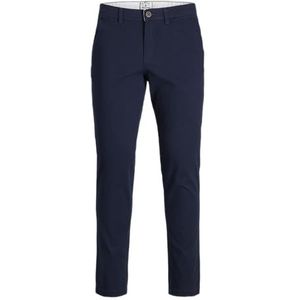 JACK & JONES Mannelijke chinobroek, slimfit, chinobroek, navy blazer, 30W / 34L