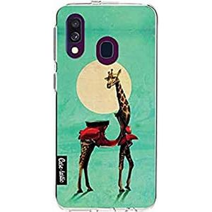 Samsung Galaxy A40 (2019) Telefoonetui, dunne TPU hoes. Schokdempende en krasbestendige cover voor Samsung Galaxy A40 (2019) - Giraffe - CASETASTIC