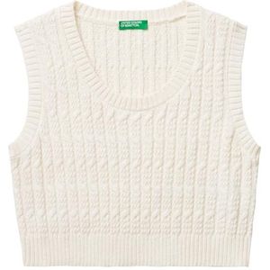 United Colors of Benetton Shirt S/M, Wit, 130 cm