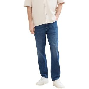 TOM TAILOR Heren Comfort Straight Jeans, 10119 - Used Mid Stone Blue Denim, 38W x 32L