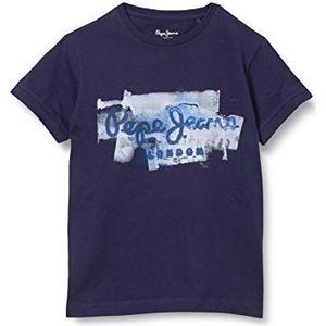 Pepe Jeans Golders Jk T-shirt voor kinderen, Theems, 6 jaar