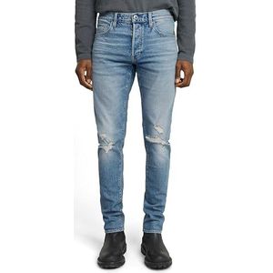 G-Star - 3301 - Jeans - Blauw - Leerachtig Papiermateriaal
