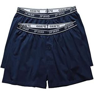 JP 1880 Heren grote maten grote maten Menswear L-8XL boxershorts FLEXNAMIC®, set van 2, onderbroek, tot maat 8XL 803521, nachtblauw, XL grote maten