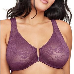 Glamorise Plunge beha voor dames, Zwarte pruim, 95G