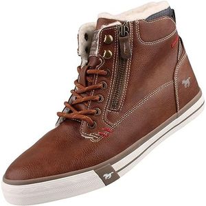 MUSTANG 4072-604 Sneakers voor heren, cognac, 44 EU