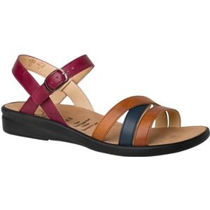 Ganter Sonnica Sandaal voor dames, bordeaux, 38.5 EU X-Schmal