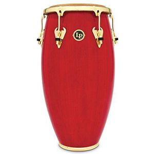 Latin Percussion LP Matador 12-1/2"" Hout Tumbadora - Rood/Goud Tone