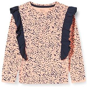 Noppies G Tee Ls Borama T-shirt voor meisjes, Coral Almond - P797, 110 cm