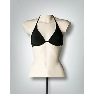 Schiesser Dames halterbeugel top bikinitop, zwart (000), 75B