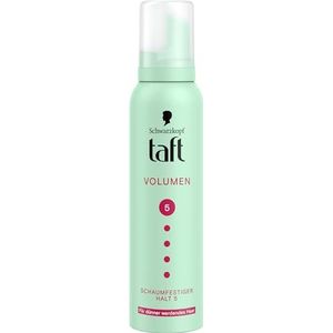 TAFT Schuimvast volume dunner wordend haar, houdgraad 5 (150 ml), haarschuim voor volume en zeer sterke grip, haarstyling met 24 uur langdurige grip