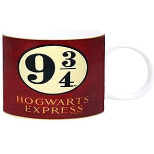 Harry Potter Kopje, porselein, rood, 8 x 8 x 9,5 cm, 1 stuk (1 stuk)