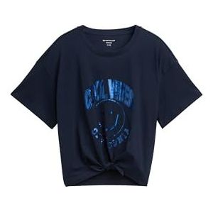 TOM TAILOR 1045199 T-shirt voor meisjes, 10668 - Sky Captain Blue, 128