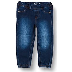 MINYMO Baby jongens Power Stretch Loose Fit Jeans, donkerblauw (dark blue denim), 74 cm
