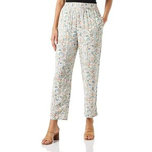 Noa Noa Nostalgische viscose broek voor dames, Print Off White., 62