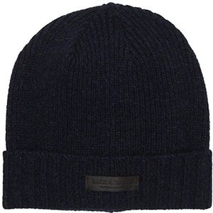 Jack and Jones Lamb Beanie voor heren, Blauw (marine Blazer), Eén maat