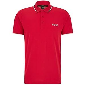 Boss Heren Poloshirt Paddy Pro, medium rood., XS