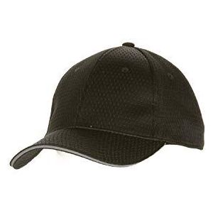 Colour by Chef Works BCCT-GRY-0 Cool Vent Baseball Cap, grijs Trim, One Size, Zwart