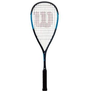 Wilson Squash-racket, Ultra Light, WRT910430, unisex, evenwichtige balans, zilver/blauw