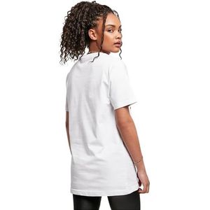 Mister Tee Le Papillon Oversized T-shirt voor dames, wit, XXL