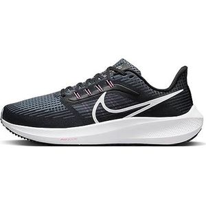 Nike Air Zoom Pegasus 39 Sneakers voor heren, Zwart Wit Zoon Leisteen Kobalt Gelukzaligheid, 50.5 EU