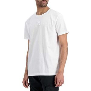 Alpha Industries Label T Shirt voor Mannen White