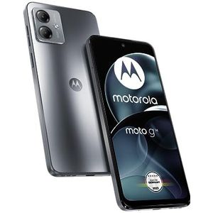 Motorola Mobility Moto g14 Smartphone (6,5 inch FHD+ Display, 50 MP Camera, 4/128 GB, 5000 mAh, Android 13) Steel Grey, incl. Beschermhoes [Exclusief bij Amazon]