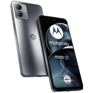 Motorola moto g14 Smartphone (6,5 ""FHD+-Display, 50 MP Camera, 4/128 GB, 5000 mAh, Android 13) Steel Grey, incl. Beschermhoes [Exclusief bij Amazon]