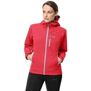 Jack Wolfskin Dames Eagle Peak Jas W, Tulp Rood, XL