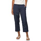 Jack Wolfskin Dames Kalahari 7/8 Pants W Vrijetijdsbroek, Night Blue, 42, nachtblauw, 42